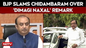 "Dimagi Naxal" Row: BJP's Sudhanshu Trivedi Hits Back At Chidambaram Over "Dimagi Naxal" Remark
