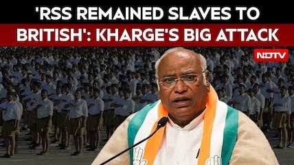 Mallikarjun Kharge Attacks RSS Over Freedom Struggle Role, Says 'They Were British Slaves'