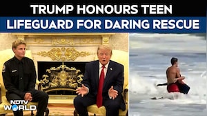 Trump Honours Teen Lifeguard Who Saved Boy In Dramatic California Rescue