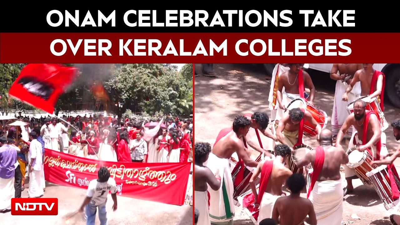 College Campuses Come Alive With Onam Celebrations Across The State