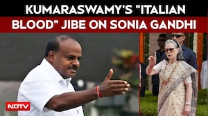 Union Minister HD Kumaraswamy "Italian Blood" Attack On Sonia, Congress Hits Back