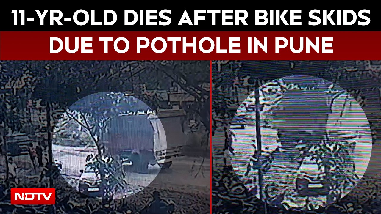11-Yr-Old Dies After Being Crushed Under Tree As Bike Skids Due To Pothole In Pune