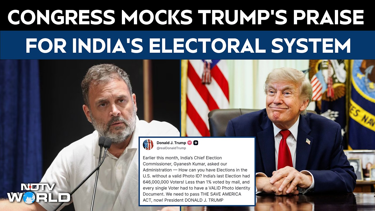 Congress Mocks Trump's Praise For India's Electoral System, Says ‘Take CEC Gyanesh To America’