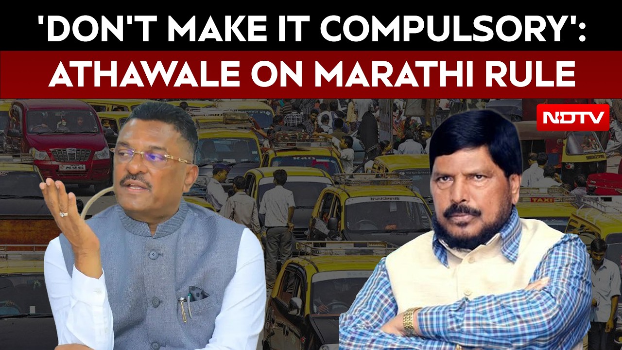 Ramdas Athawale Opposes 30-Day Marathi Deadline For Drivers In Maharashtra