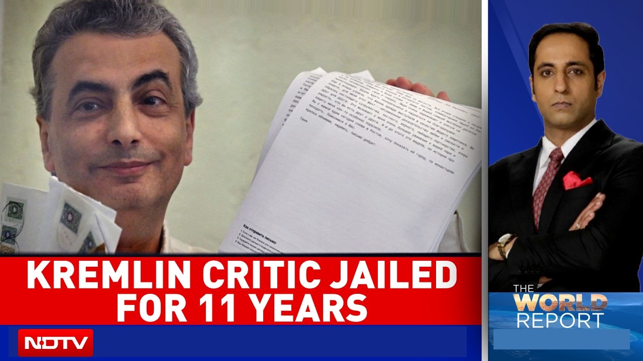 Russian Court Jails Kremlin Critic For 11 Years For Opposing War In Ukraine
