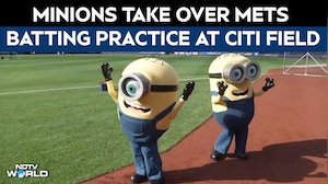 Minions Take Over Mets Batting Practice At Citi Field Ahead Of &lsquo;Minions & Monsters&rsquo; Release