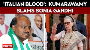 Union Minister HD Kumaraswamy's &lsquo;Italian Blood&rsquo; Attack On Sonia Gandhi