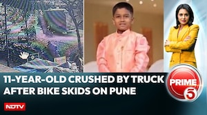 On Camera, Boy, 11, Crushed By Truck After Bike Skids Due To Pothole In Pune