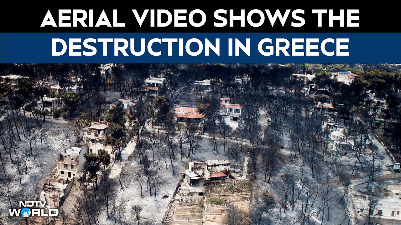 Greece Wildfires: 2 Dead, 9 Injured As Blazes Ravage Salamina Island