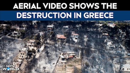 Greece Wildfires: 2 Dead, 9 Injured As Blazes Ravage Salamina Island
