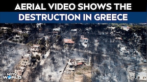 Greece Wildfires: 2 Dead, 9 Injured As Blazes Ravage Salamina Island