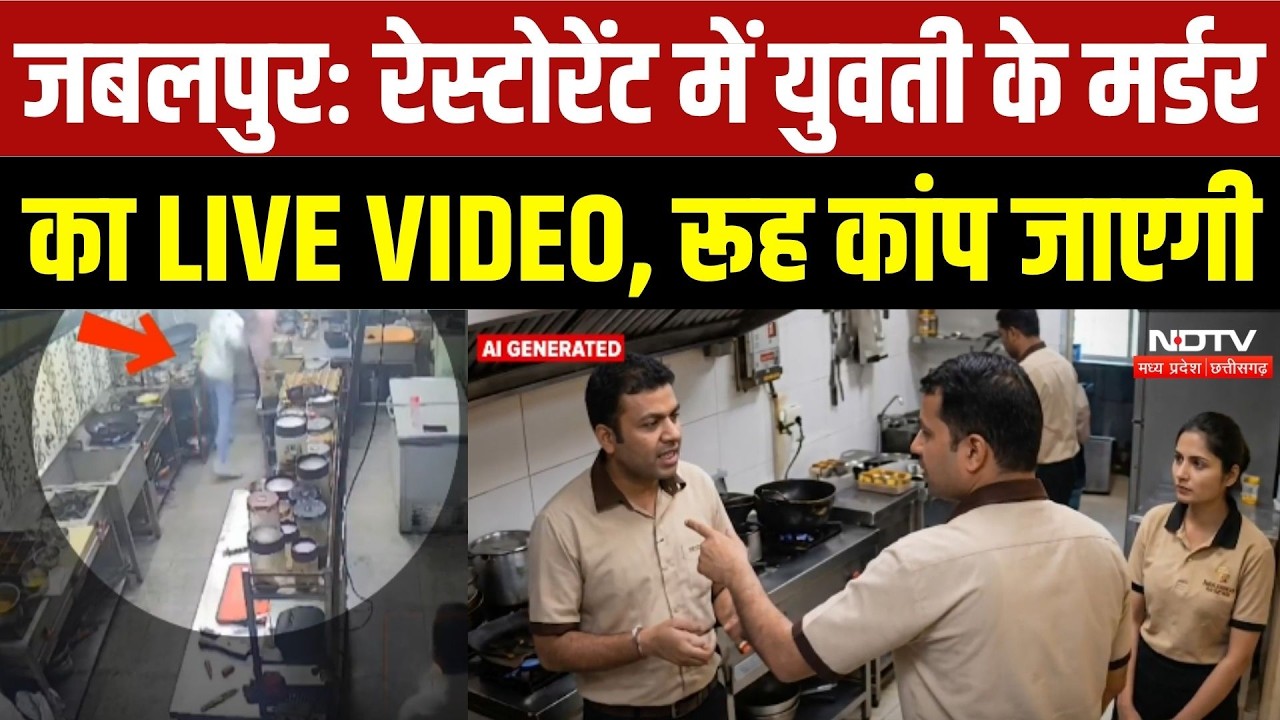 रेस्टोरेंट में युवती का मर्डर, CCTV में कैद खौफनाक वारदात!