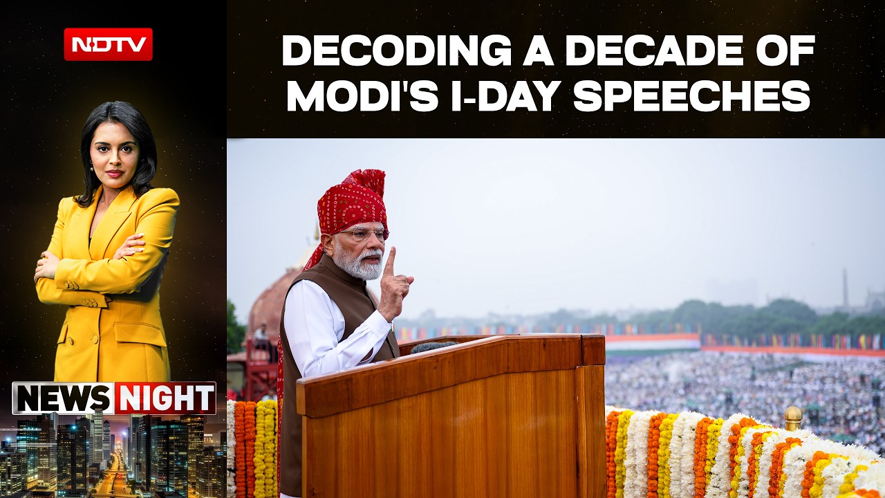 How PM Modi's Independence Day Speeches Reflect A Changing India