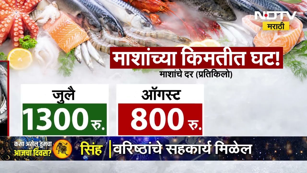Latest Fish Prices | मत्स्प्रेमींसाठी आनंदाची बातमी, मासेमारीला पुन्हा सुरुवात, माशांच्या किमती