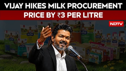 Tamil Nadu CM Vijay Hikes Milk Procurement Price By ₹3 Per Litre