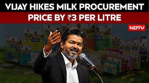 Tamil Nadu CM Vijay Hikes Milk Procurement Price By ₹3 Per Litre