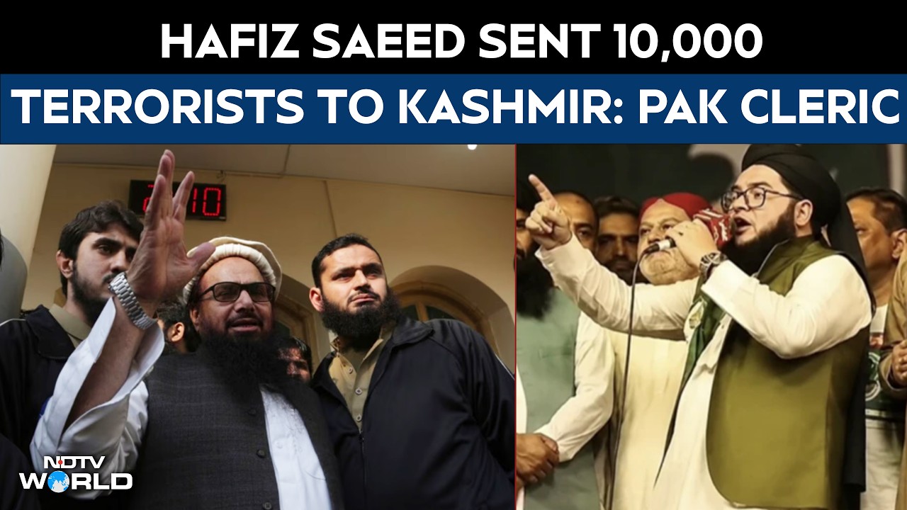 Hafiz Saeed Sent 10,000 Terrorists To Kashmir, Claims Pakistani Cleric