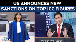 US News | US Sanctions ICC President, Senior Lawyer; Marco Rubio Escalates Trump&rsquo;s ICC Offensive