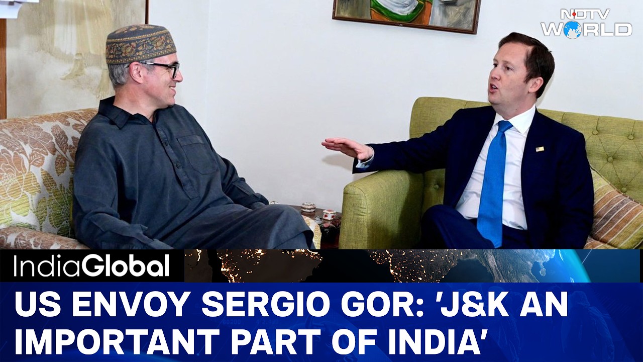 US Envoy Sergio Gor: 'J&K An Important Part Of India'