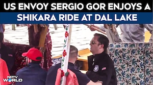 US Ambassador To India, Sergio Gor Enjoys A Shikara Ride At Dal Lake In Srinagar