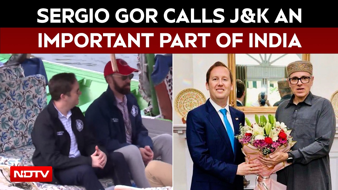 US Ambassador Sergio Gor Visits J&K, Calls Region An Important Part Of India; Pakistan Protests