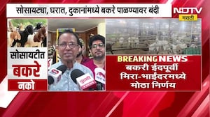 सोसायटीमध्ये बकरे पाळण्यास बंदी, मीरा-भाईंदरमध्ये मोठा निर्णय | Bakri eid | NDTV मराठी