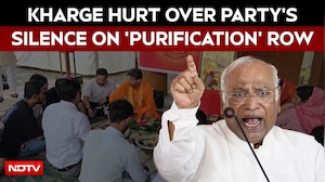 'Hurt' Mallikarjun Kharge Slams Party Leaders' Silence On 'Purification' Row