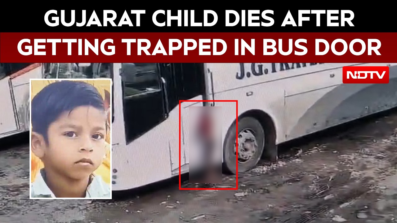 Vadodara Tragedy: 7-Year-Old Dies After Neck Gets Trapped In Door Of Parked Bus