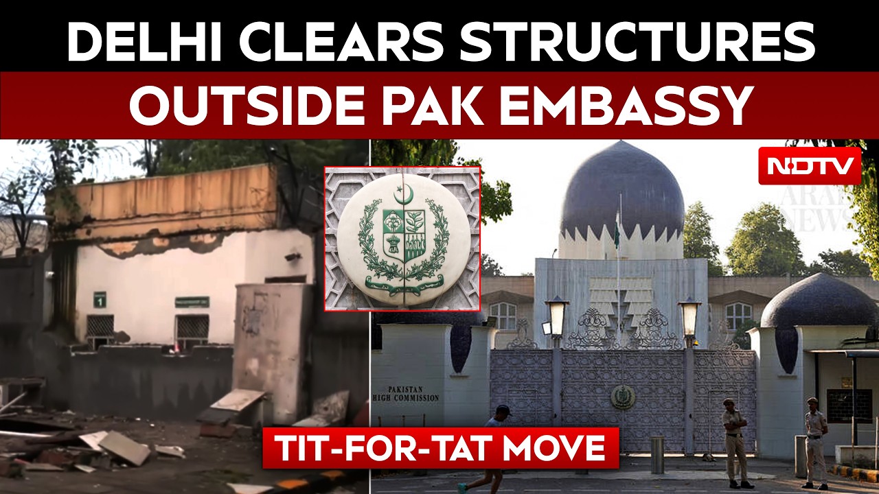 Delhi News | In A Tit-For-Tat Move, New Delhi Removes Encroachments Outside Pak High Commission