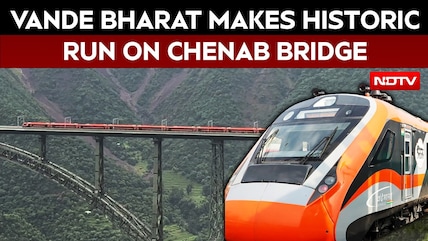 Vande Bharat Makes History, Hits Nearly 100 Kmph On Chenab Bridge