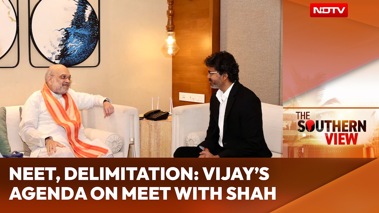 NEET, Delimitation, Cauvery: Vijay's Wishlist At South Meet With Amit Shah