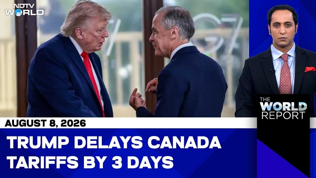US News | Trump's 50% Canada Tariffs Delayed Less Than Two Hours Before Deadline