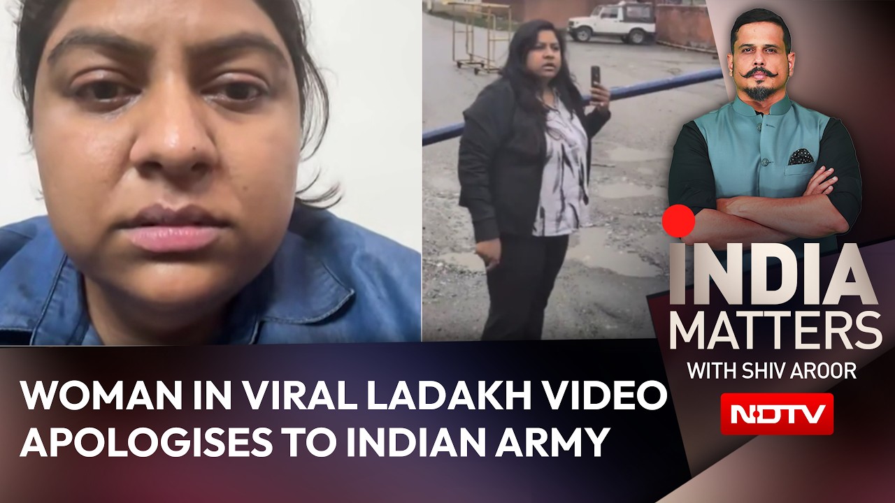 "I'm Deeply Sorry": Woman in Viral Ladakh Video Apologises to Indian Army