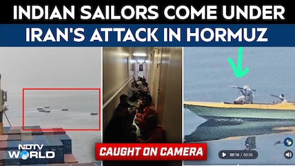 Moment Ship With 21 Indian Sailors Came Under Iran's Attack In Hormuz