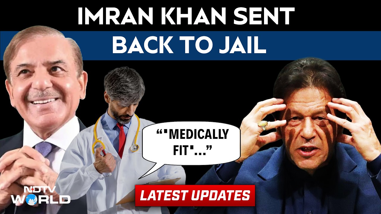 Imran Khan Latest News | "Medically Fit": Imran Khan Taken Back To Jail After Check-Up At Hospital