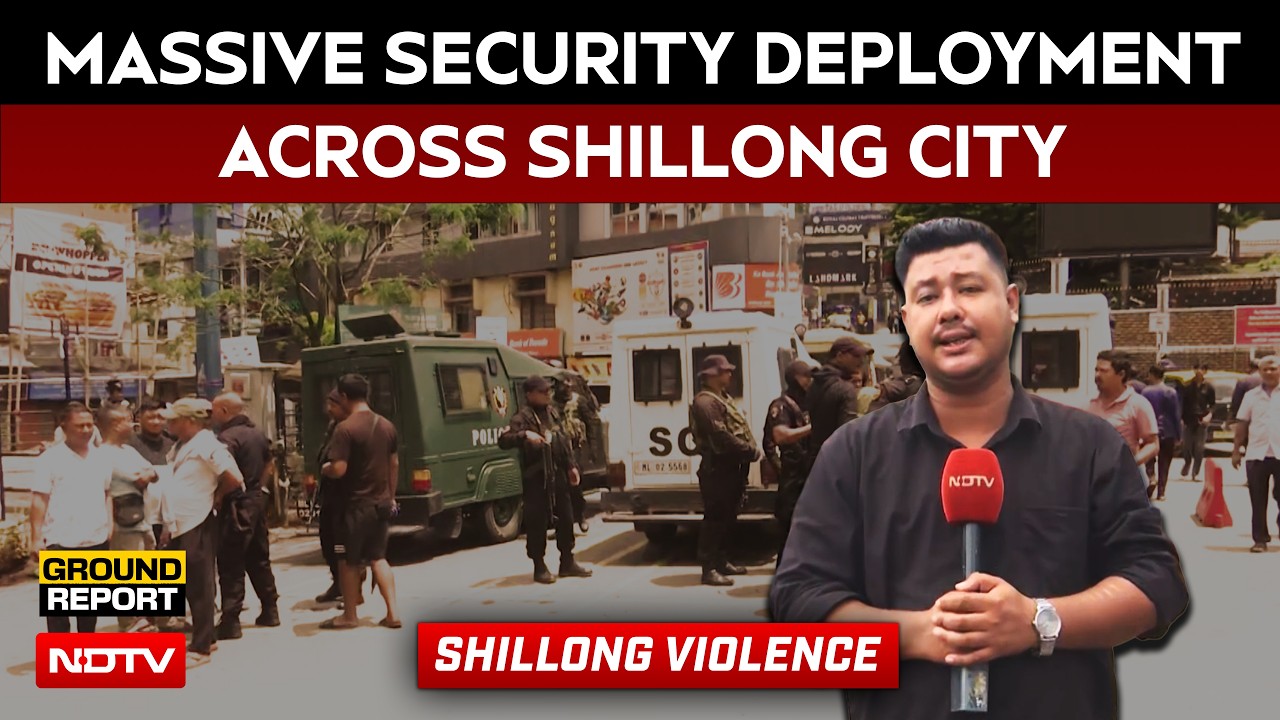 Shillong Wrapped Under Massive Security Cover, Iconic Police Bazar Deserted With No Tourist