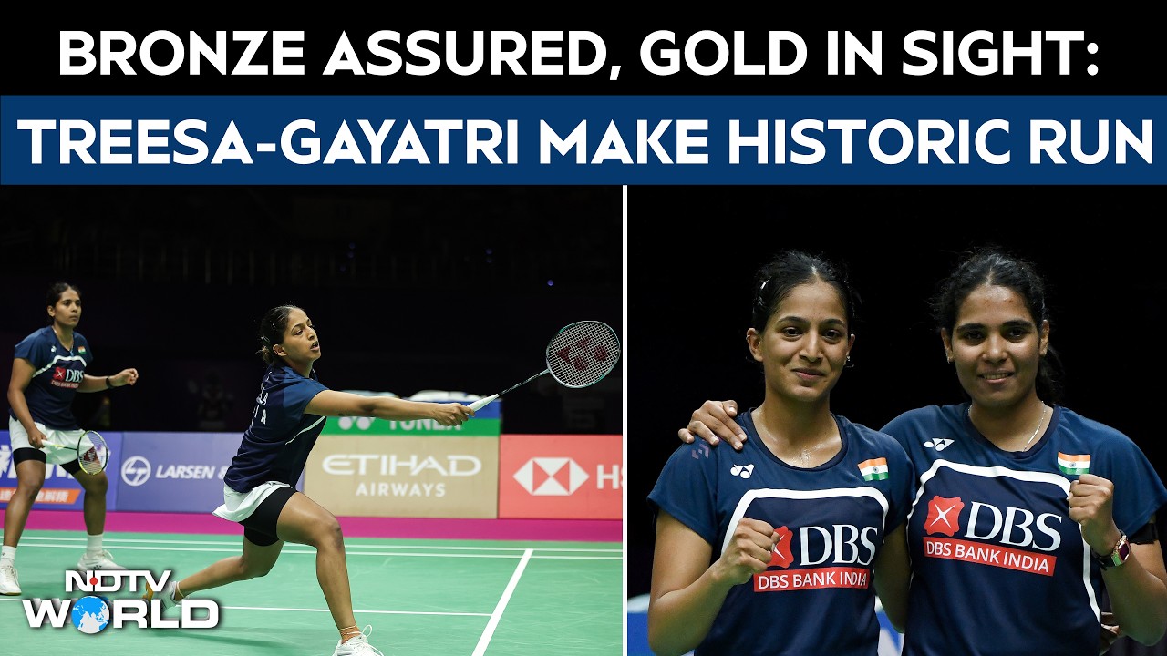 BWF World Championships: Treesa & Gayatri End India's 14-Year Wait For A Women's Doubles Medal