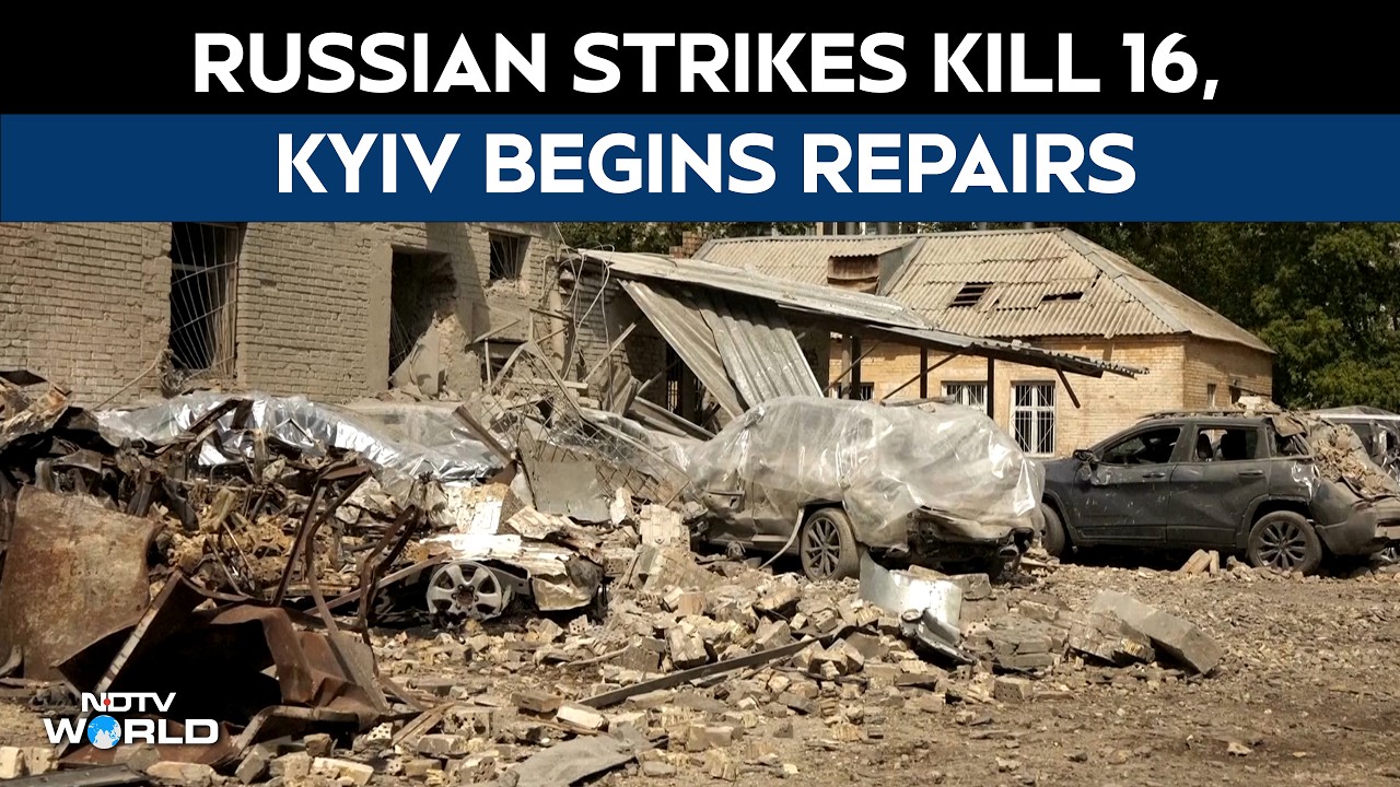 Kyiv Residents Rebuild Homes After Deadly Russian Missile And Drone Strikes