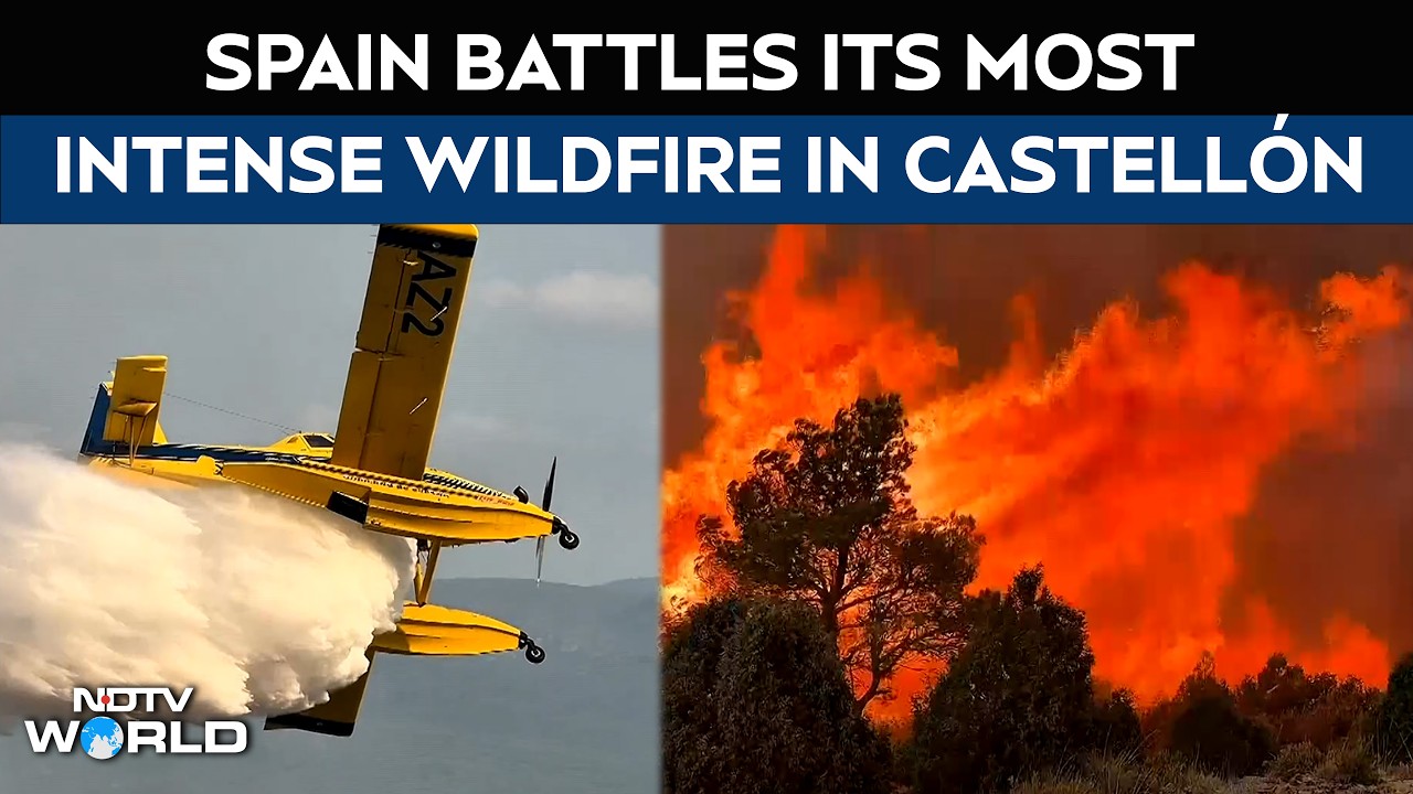 Spain Battles Its Most Intense Wildfire In Castellón