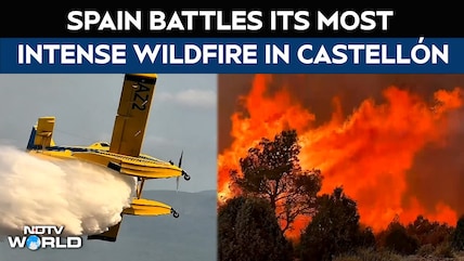 Spain Battles Its Most Intense Wildfire In Castell&oacute;n