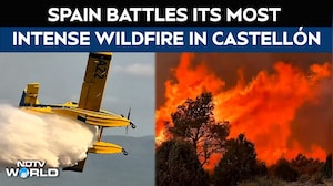 Spain Battles Its Most Intense Wildfire In Castell&oacute;n