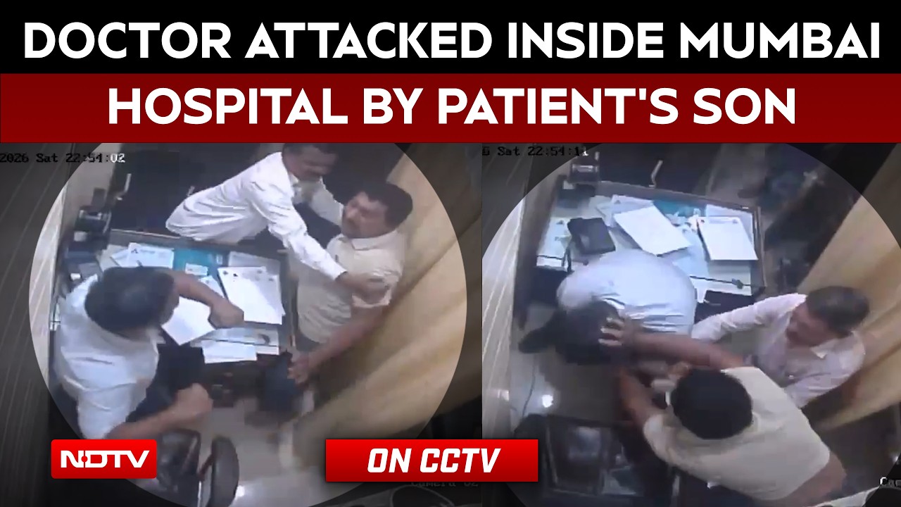On CCTV: Patient’s Son Assaults Doctor Inside Mumbai's Kalyan Hospital