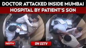 On CCTV: Patient&rsquo;s Son Assaults Doctor Inside Mumbai's Kalyan Hospital