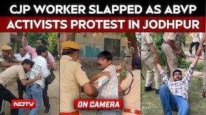 CJP Worker Slapped During Event In Jodhpur As ABVP Activists Protest