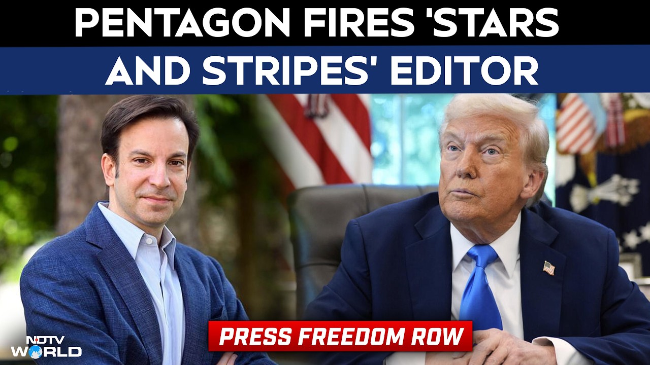 US Pentagon Fires Top Stars and Stripes Editor Amid Press Freedom Row