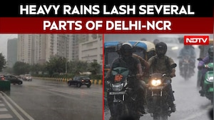 IMD Issues Red Alert As Heavy Rains Lash Several Parts Of Delhi-NCR Region