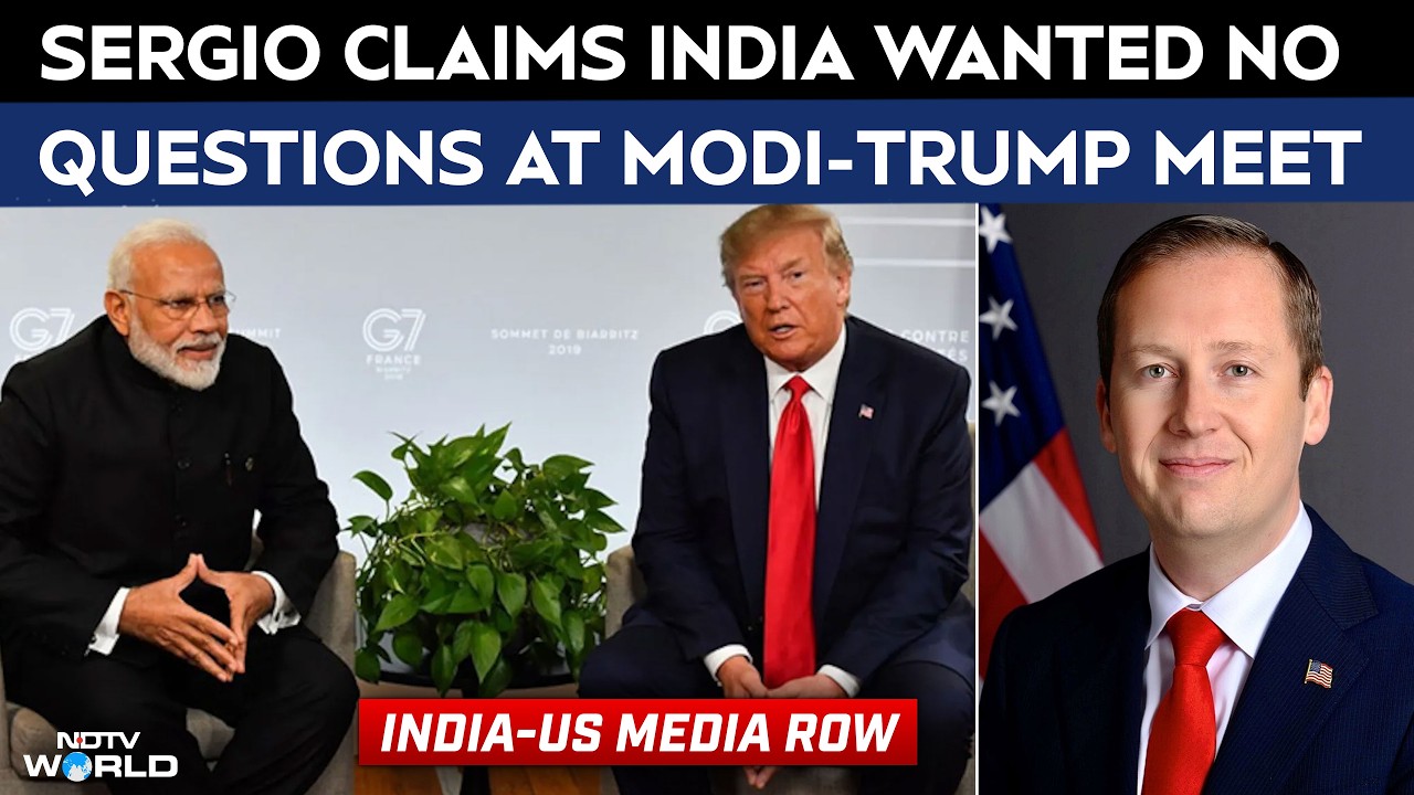 India-US Media Row: Sergio Gor Claims India Wanted No Questions At Modi-Trump Meet