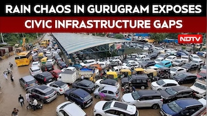 One Hour Of Rain Exposes Gurugram's Civic Infrastructure Again