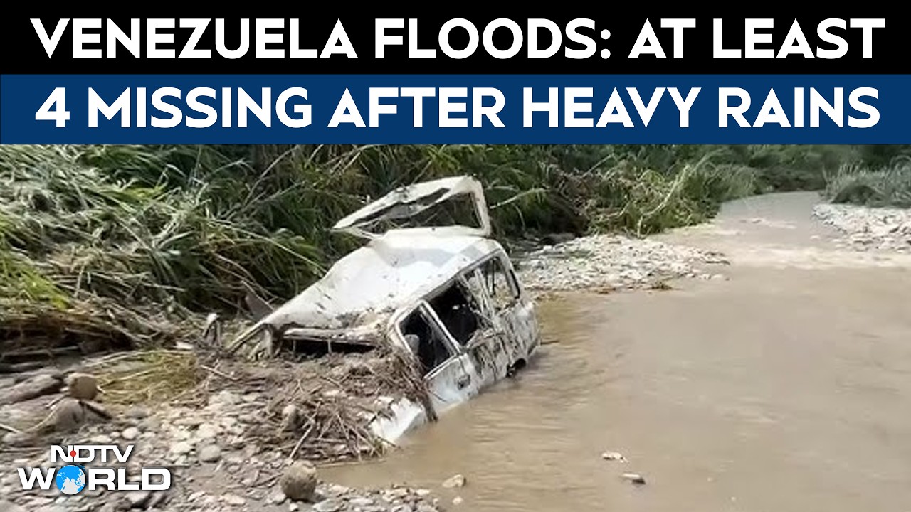 Venezuela Floods: At Least 4 Missing After Heavy Rains, Search Operations Underway