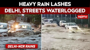 Heavy Rain Lashes Delhi, IMD Issues Orange Alert